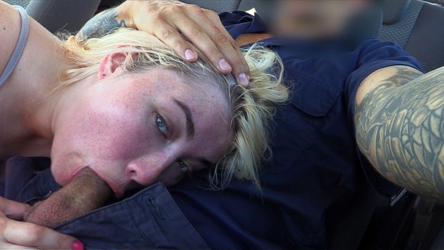 British Blonde Fucked in Spain by Cop